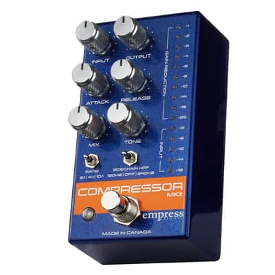 Immagine Empress Effects Compressor MKII Guitar Effect Pedal - Blue - 3