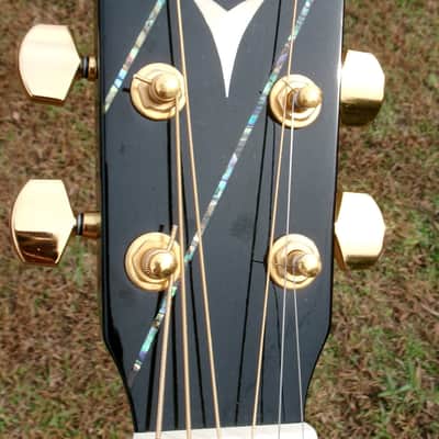 2020 K Yairi WY-2BK Electric Acoustic Guitar with cutaway+Original Hard Case etc. image 6