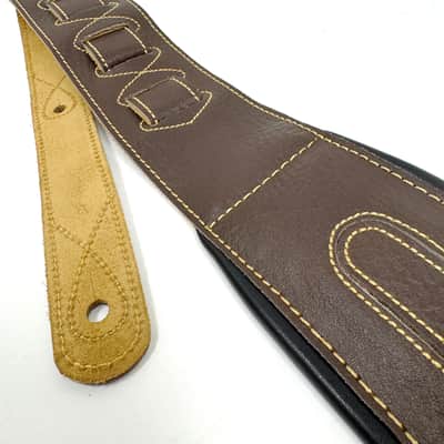 Walker and Williams C-34 Cognac Brown Premium Handmade Double Padded Leather Strap image 9