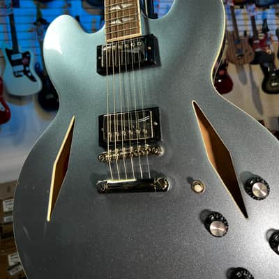 Epiphone Dave Grohl DG-335 Semi hollowbody Electric Guitar - Pelham Blue FREE PLEK! 225 image 7