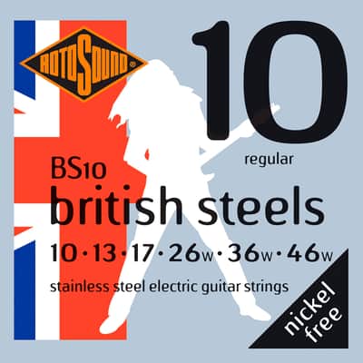 BS10 British Stainless Steel Regular 10/46 Rotosound image 1
