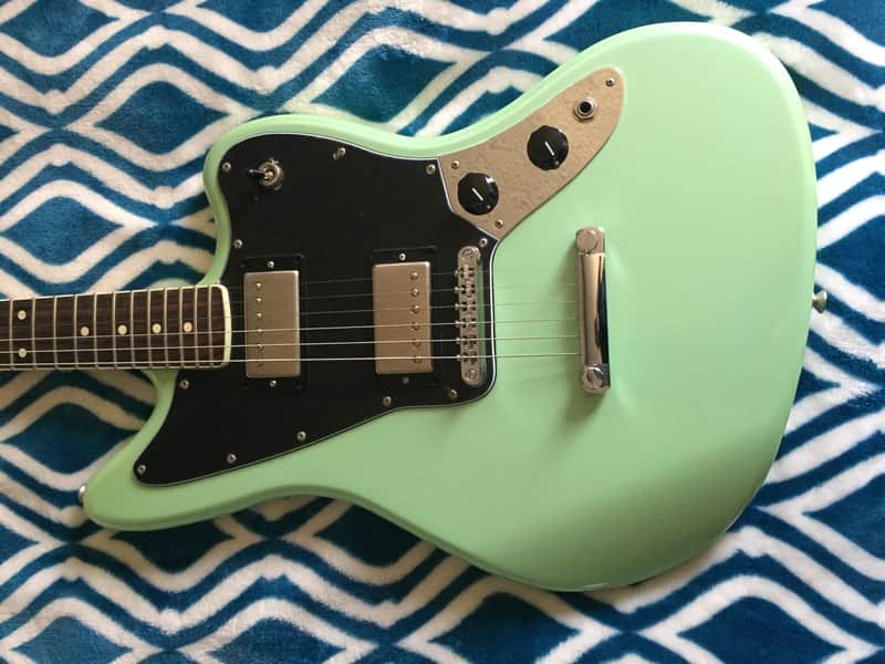 RARE FENDER JAGUAR HH Special Edition Sea Foam Pearl Electric Guitar image 1