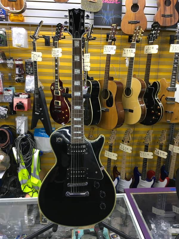 SVK Les Paul Style Guitar - Black image 1