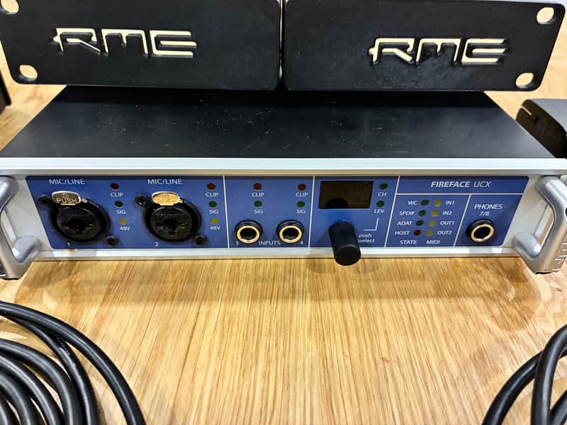 RME Fireface UCX Firewire / USB Audio Interface 2010s - Blue image 1