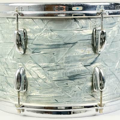 Slingerland 20/12/14/5x14" Radio King Early 60's 5n Modern Jazz Outfit - Sky Blue Pearl image 21
