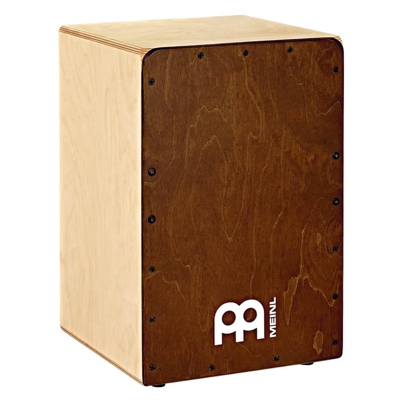 Meinl SC100AB Snarecraft Cajon Drum, Almond Birch Frontplate image 1