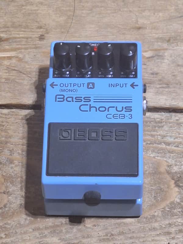 Boss CEB-3 Bass Chorus (Dark Gray Label) 2001 - Present - Blue image 1