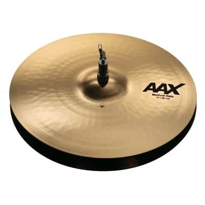 Sabian AA Medium Hi-Hat Cymbals (Pair), Brilliant Finish, 15 Inch image 1