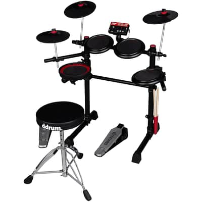 ddrum E-FLEX Mesh Electronic Drum Kit - Black image 2