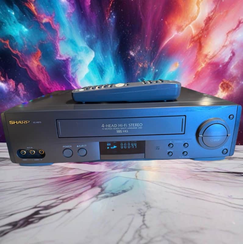 SHARP Model VC-H973 VCR VHS DRIVE Player Recorder With Remote Tested & Cleaned🔥 image 1