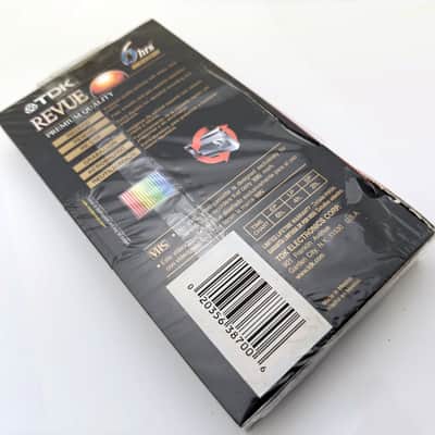 TDK Premium Quality Revue VHS 6-hour T-120 Video Tape - Brand New - Factory Sealed image 2
