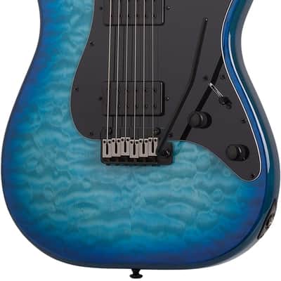Schecter Traditional Pro Transparent Blue Burst image 1