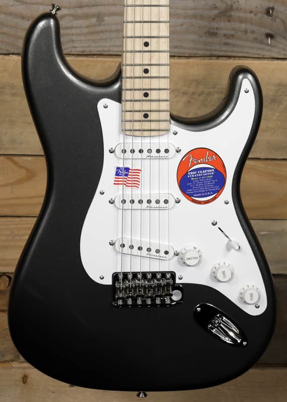 Fender Eric Clapton Stratocaster Electric Guitar Pewter w/  Case "Mint Condition" image 1