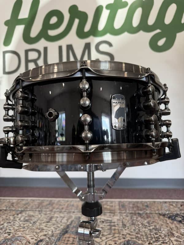 Mapex Black Panther Jeff Hamilton Maximus 6x14" Snare Drum - Black image 1