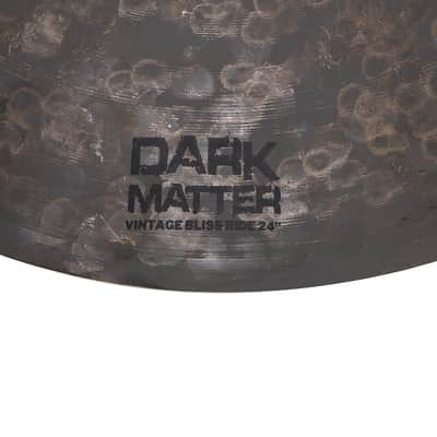 Dream Cymbals 24-Inch Dark Matter Vintage Bliss Series Ride Cymbal image 2