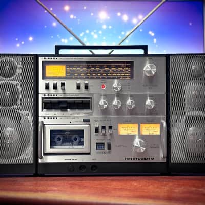Telefunken HIFI STUDIO 1M ✨RARE✨ Industrial Massive Vintage Cassette Boombox image 4