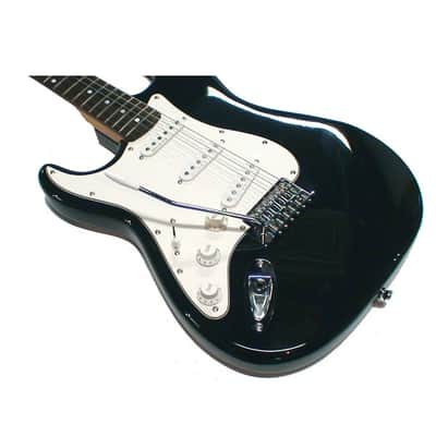 Johnson by AXL Stratocaster Style Electric Guitar - Black - EMG Designed Pickups image 5