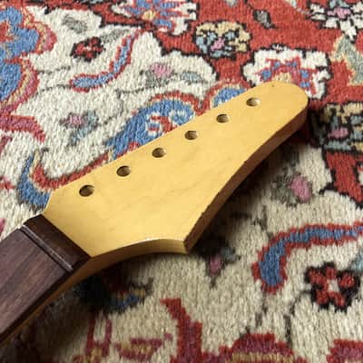 Made to Order - FRANCHIN Mercury guitar neck Relic Aged 100% Nitro Lacquer Maple Rosewood Stratocaster-Strat-S-Style Made in Italy image 7