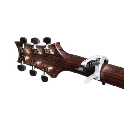 Planet Waves Tri Action NS Capo Silver PW-CP-09S Acoustic or Electric Guitar image 4