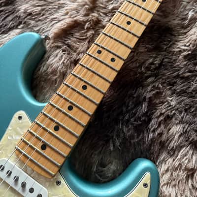 1997 Fender US Lone Star Stratocaster - Teal Green Metallic image 7