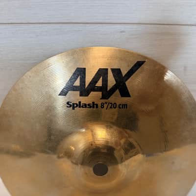 Sabian AAX 8" Splash Cymbal Traditional Finish Made in Canada 1990's-2000's image 2