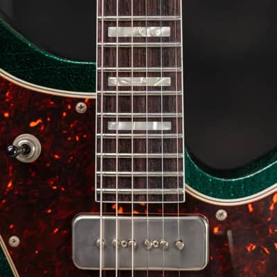 Novo Custom Shop Miris J Semi-Hollow Electric Guitar - Matrix Sparkle with Gig Bag image 8