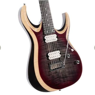 Cort X700 Duality II Lava Burst Electric Guitar | X Series Double Cutaway, Seymour Duncan Pickups, Ebony Fingerboard image 22