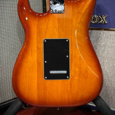 Fender Deluxe Stratocaster HSS with Maple Fretboard 2021 - 75th Anniversary- Tobacco Sunburst image 5