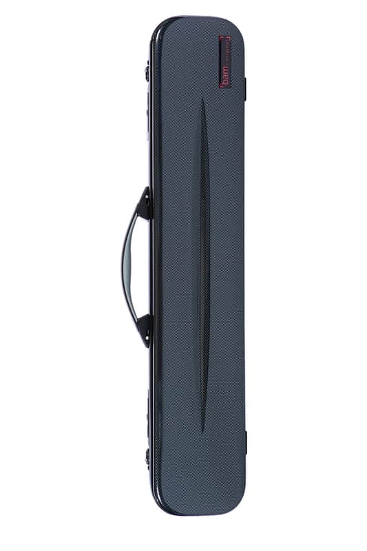 Bam Hightech Bows Case fits 6 Violin / Viola or 4 Cello Bows Black Carbon Look  7001XLC image 1
