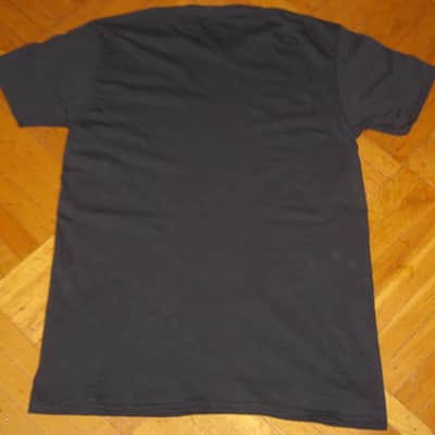 new (NO packaging / NO hang tag) A+ genuine Dunlop TORTEX MEN'S "VINTAGE" T-SHIRT, DSD31MTSM, Size Medium - Black, 100% Cotton, Short Sleeve - Graphic is yellowish-gold (this is NOT a vintage shirt) the graphic / logo is vintage style image 8