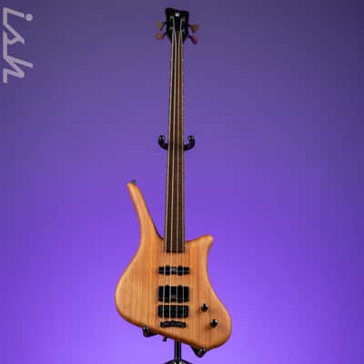 Ish x Warwick Dolphin SN TCS Custom Shop Endangered Species 4-String Bass Wenge Fretboard image 2