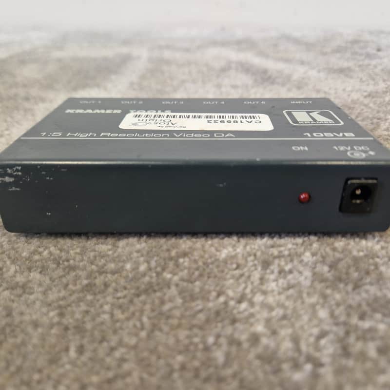 2010s Kramer Kramer 105VB Video Distribution Amplifier Black