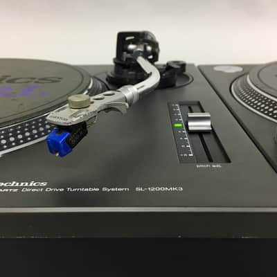 Technics SL-1200 MK3 (PAIR) Turntables + Stanton 500-II in Great Condition image 9