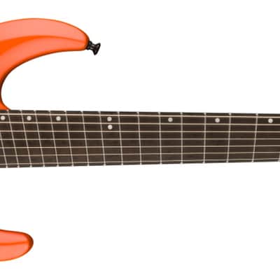 Pre-Order! Jackson Pro Plus Series DK Modern HT7 MS guitar in Satin Orange image 3