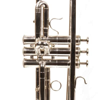 F.E. Olds Custom-CHR "High Range" Trumpet; Ryan Kisor, Silver Plate, Fullerton, 1973 image 5