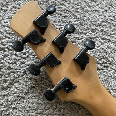 J&D Black SSH Electric Guitar, Mahogany Body, Maple Neck, Rosewood Fingerboard image 14