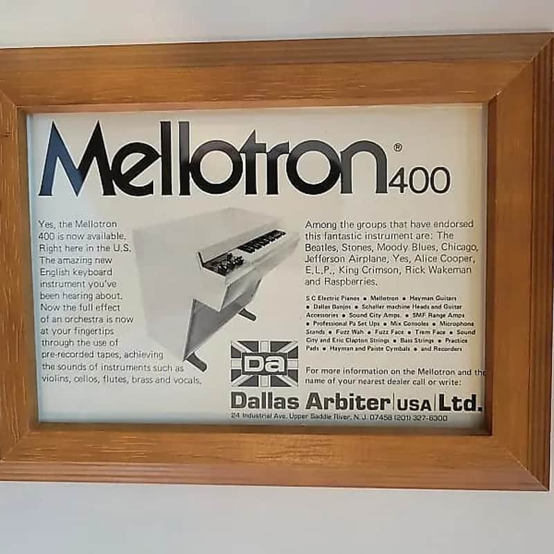 1973 Mellotron 400 Bw