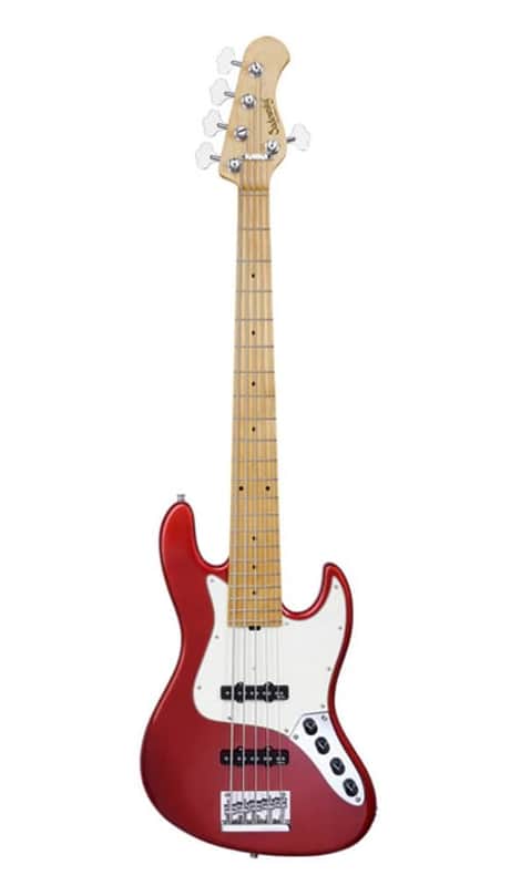 Sadowsky MetroExpress 21 Fret Vintage JJ Bass 5 String Candy Apple Red Metallic High Polish Maple Board image 1