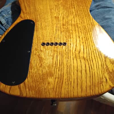 Warmoth Telecaster 2016 - Amber burled maple image 6
