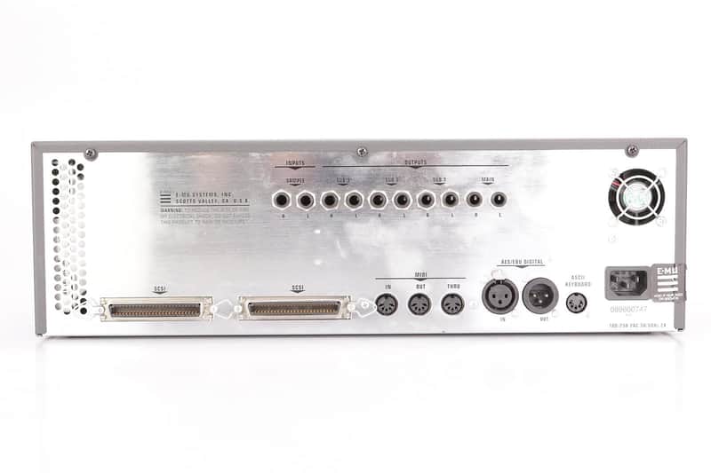E-MU Systems E64 Rackmount 64-Voice Sampler Workstation image 2