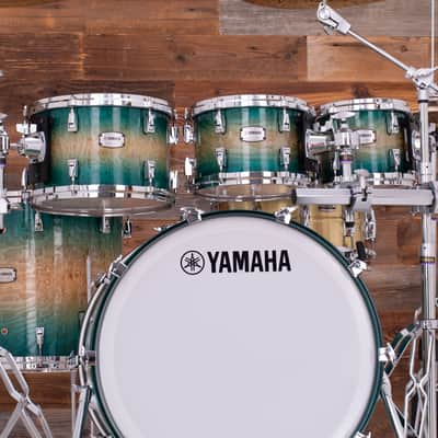 YAMAHA PHOENIX PHX 5 PIECE DRUM KIT, TEXTURED TURQUOISE SUNBURST image 11