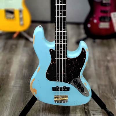 AIO J-Bass Relic - Sonic Blue GS-001 image 3