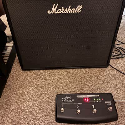 Marshall Code CODE50 50-Watt 1x12" Digital Modeling Guitar Combo 2016 - Present - Black image 4