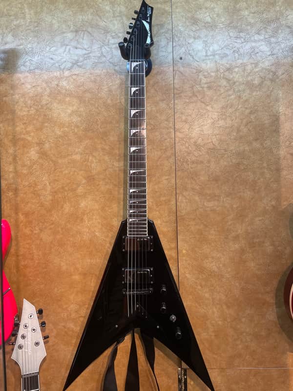 Dean Dave Mustaine VMNT V Solid Body 2010s - Black image 1