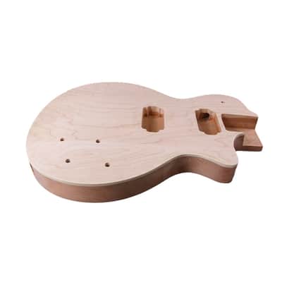 Les Paul Style Electric Guitar HH Body, Mahogany image 6