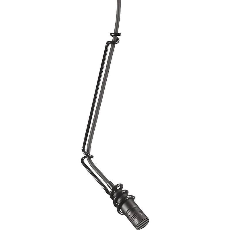 Audio-Technica U853R Cardioid Condenser Hanging Microphone 250 Ohms, Low Profile Design, Black image 1