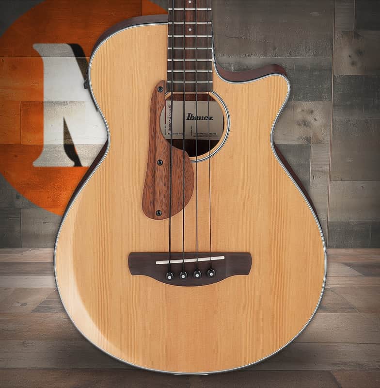 Ibanez AEGB30E-NTG Acoustic-Electric Bass Guitar - Natural Gloss (AEGB30ENTG) image 1