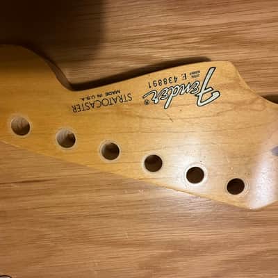 (Scalloped) Fender Stratocaster Neck Japan 1987 E series image 8