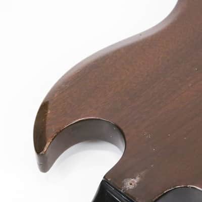 1972 Gibson SG Standard Walnut Body Factory Bigsby Deluxe Model Vintage Electric Guitar Husk Neck & Body Only for Project Repair Restoration image 17