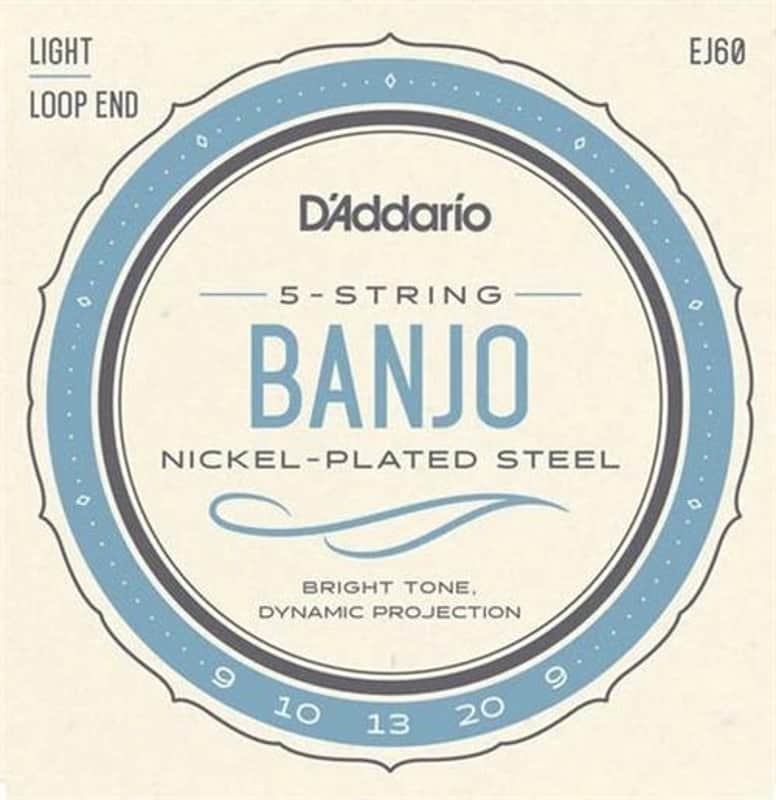 D'Addario D Addario Banjo 5 String Sets - plated steel / Light...